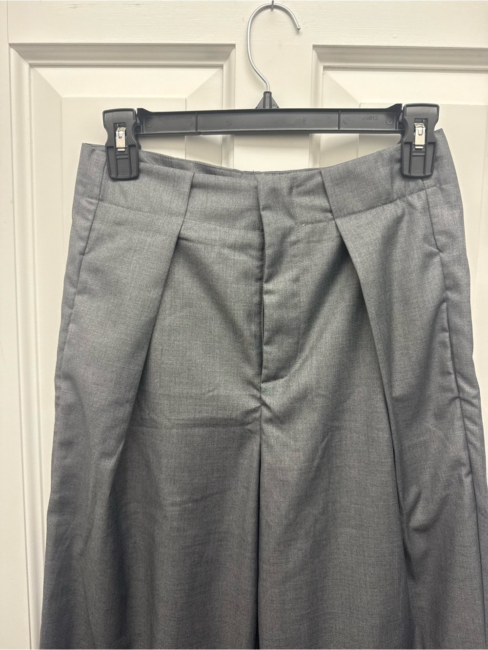 Classic Gray Pleated Trousers - Women's Tailored Pants